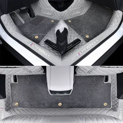 Foot Mats and Door Sills, Ayaqaltılar (Kovriklər) - fengyun-a9l-free-anti-kick-pad-double-layer-foot-pad-french-velvet-blanket-sky-gray
