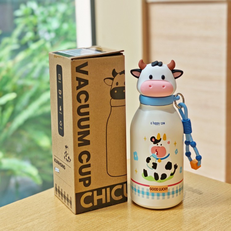 2026 nuevo animal taza de calentamiento lindo taza de perro taza de vaca taza de paja de gato taza de regalo para niños taza