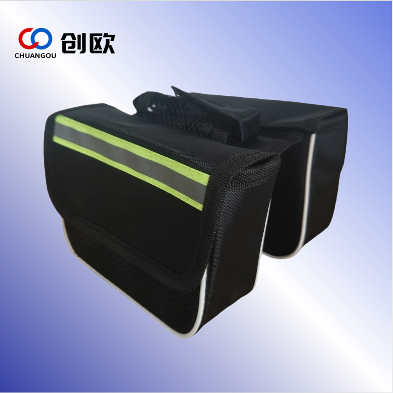 Suministro directo transfronterizo bicicleta delantera viga bolsa montaña bicicleta bolsa de cáscara dura viga delantera bolsa de montar silla cáscara dura bolsa de viga