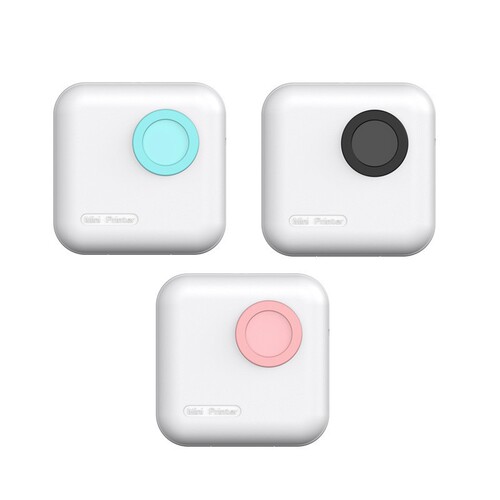 Cross-border portable small mini printer student pocket error correction Bluetooth inkless label printer