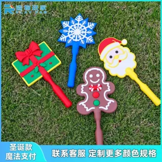 3d打印跨境新款Christmas Tap Wand圣诞信用卡非接触式魔杖支付夹