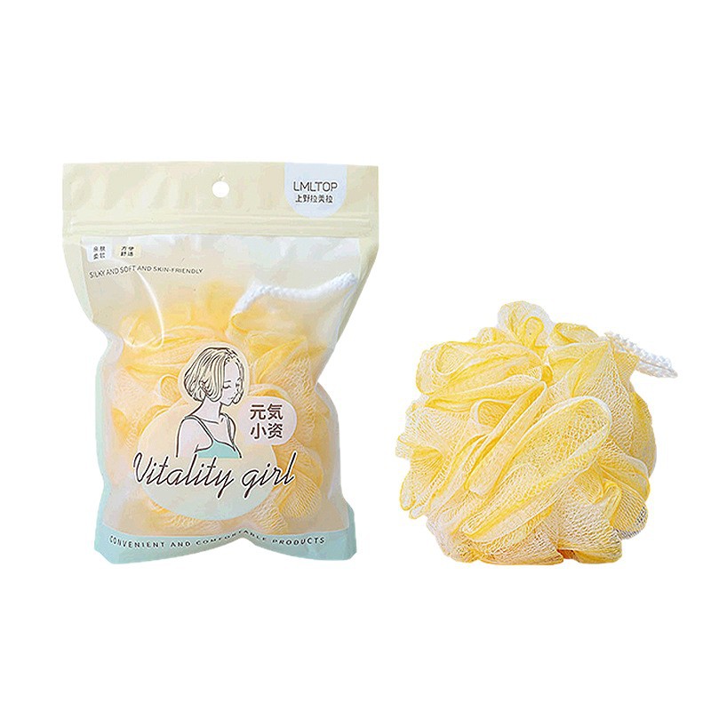 Lmltop BOLA DE BAÑO espuma tenis Toalla de baño con espuma esponja baño herramientas top-122