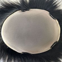 3号网全手织男士发块真人假发许昌工厂透气自然逼真补发片短发