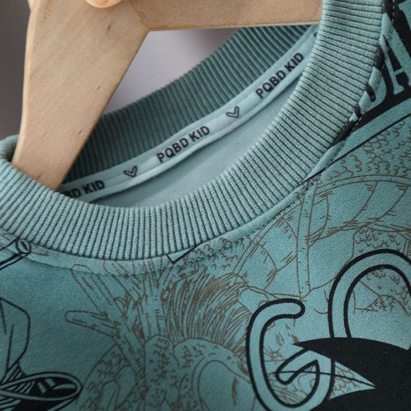 7609 ropa para niños, traje de otoño para niños, primavera y otoño, nuevos niños, niño guapo, suéter de otoño para bebés, traje de dos piezas