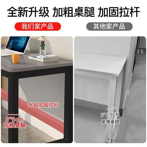 Simple long bar computer desk, home office desk, writing desk, bedroom study desk, narrow desk, minimalist rectangular small table