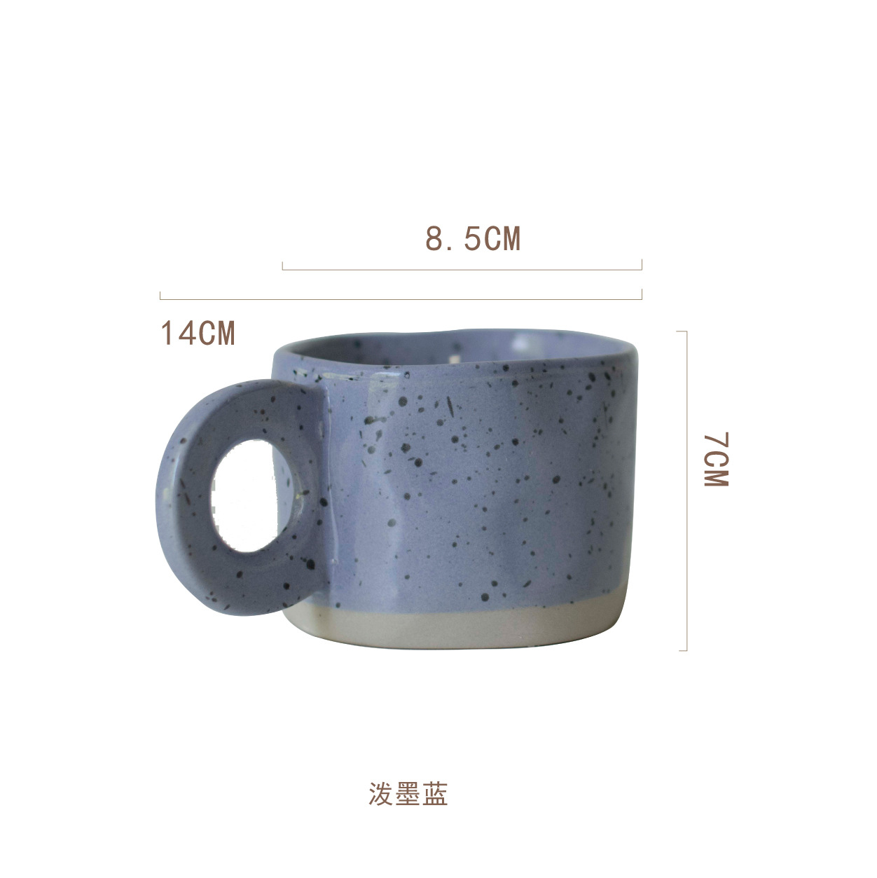 Estilo hecho a mano cerámica avanzada aceite esencial cera de soja aromaterapia taza de cera regalo de Año Nuevo novias cumpleaños regalo del cliente