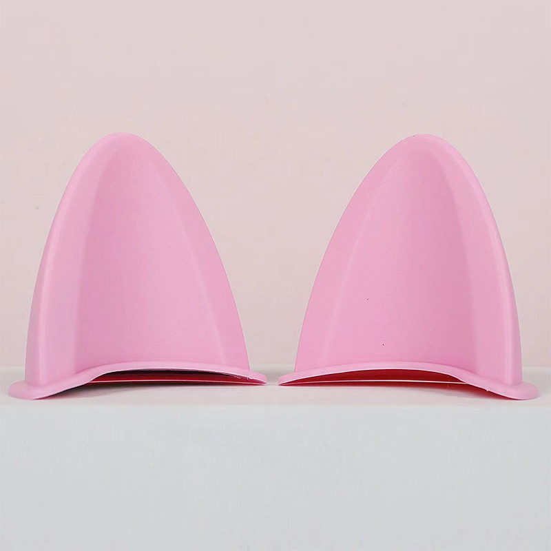 Diàndòngchē Cute Girl Helmet Decoration Princess Cat Ear Helmet Decoration (Auto Parts and Accessories) - pink
