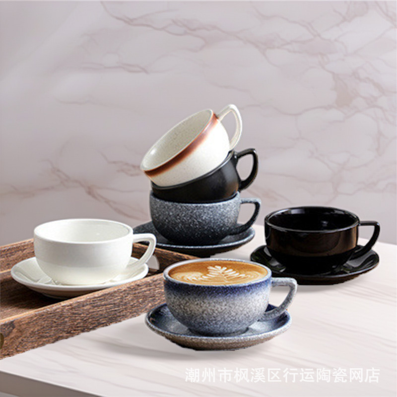 Zeita Cup Professional Competition Latte Art Embossing Machine Retro Large Mouth Latte Art Cup Latte Coffee Cup Set Zeita Cup Professional Competition Latte Art Embossing Machine Retro Large Mouth Latte Art Cup Latte Coffee Cup Set