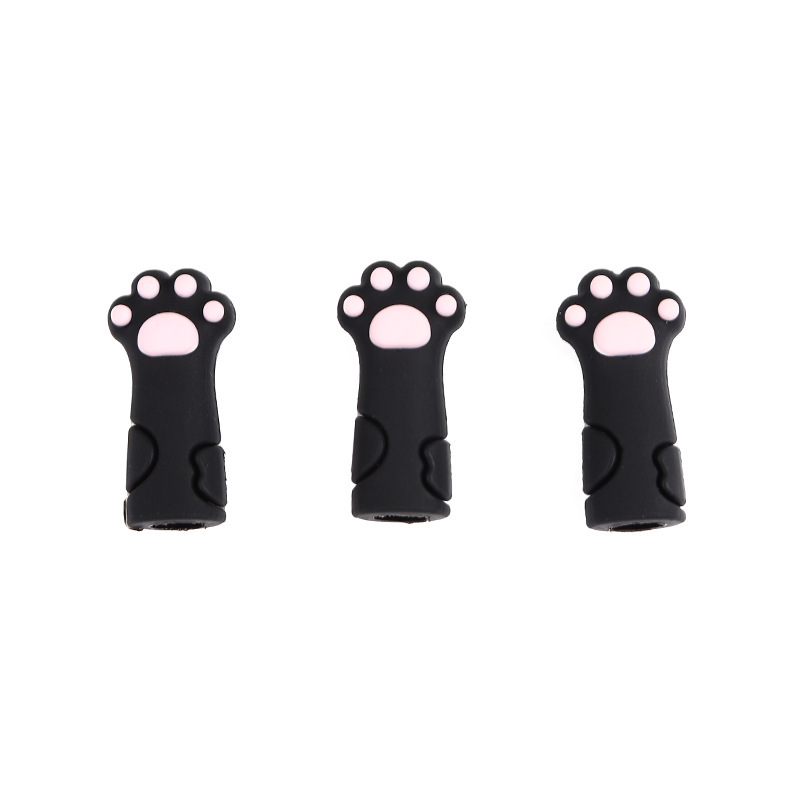 帽子のかわいい猫の爪の筆のセットの鉛筆の蓋の子供の趣味の学習用品の子供の鉛筆の帽子のシリカゲルの筆の帽子の柔らかいゴムの筆の帽子|undefined