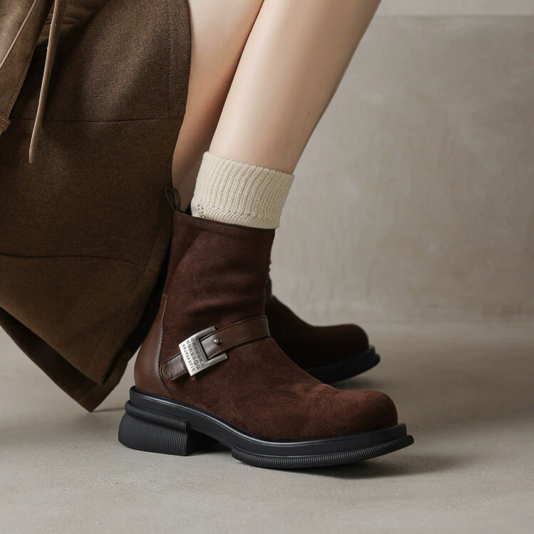 Универсальные демисезонные low-boots, удобная обувь, плюс размер, французский стиль