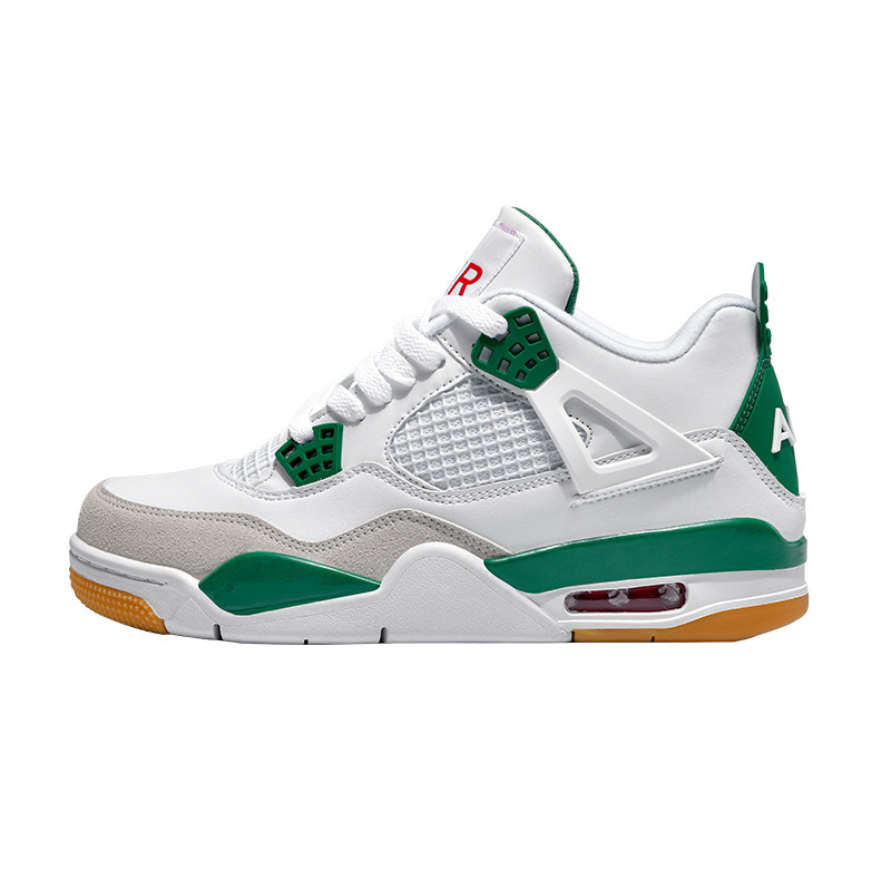 X AJ4 화이트 그린
