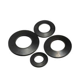 65MN锰钢黑色碟形垫圈 DIN6796锥形蝶形蝶型锁紧弹簧垫片M4-M24mm