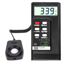 台湾泰仕 TES1330N数字照度计 TES-1330N专业亮度计 照明测光仪