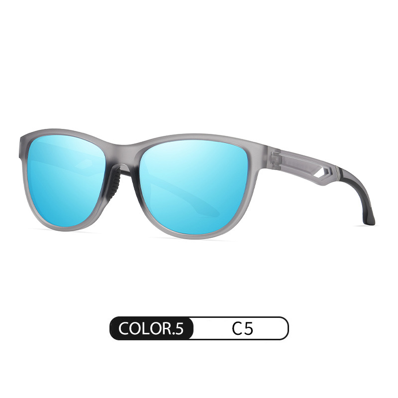 Gafas de sol polarizadas calientes transfronterizas S12107 Fashion Street Shooting Gafas de sol TR para hombres Gafas de sol para exteriores