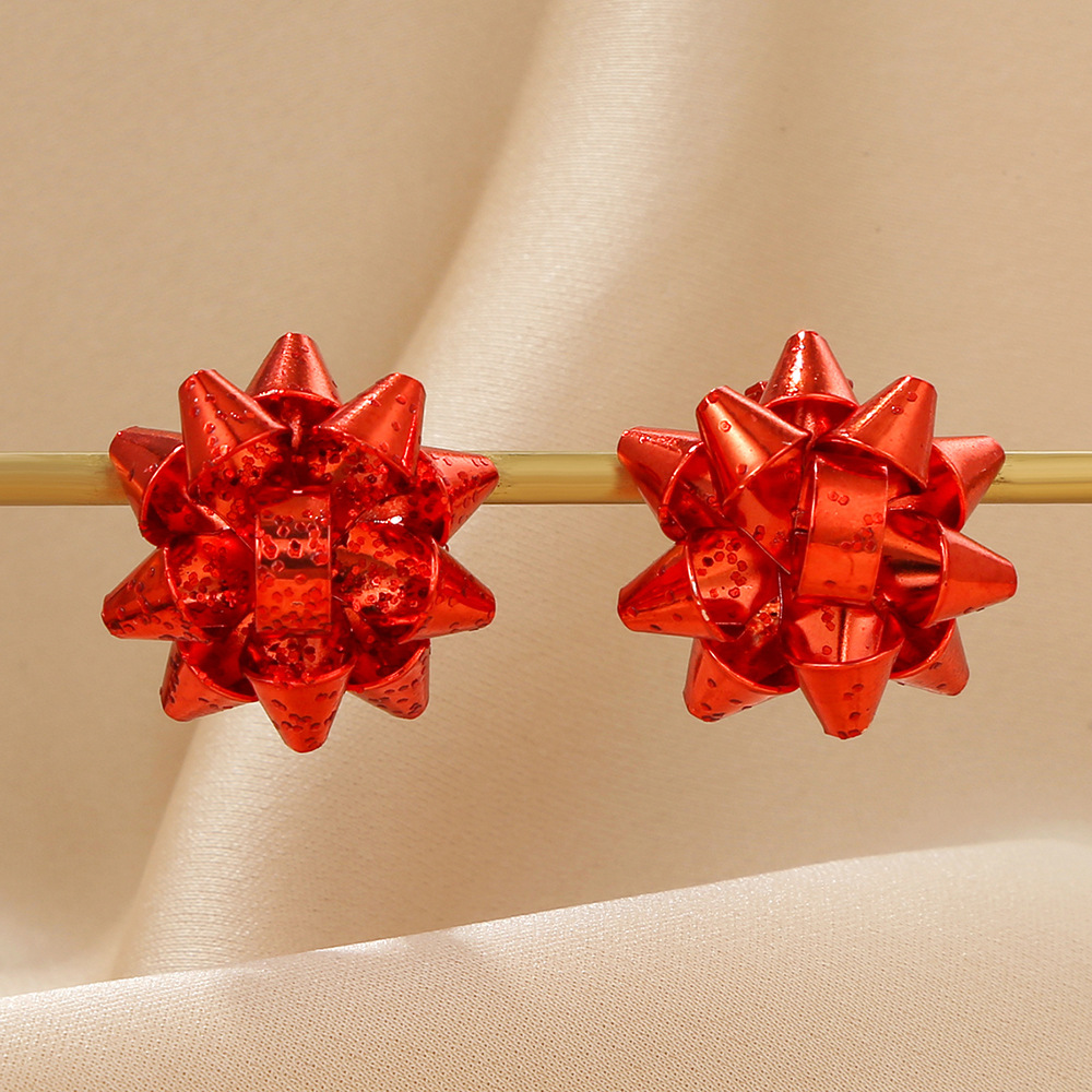 Festival Occasion Simple Style Christmas Hat Christmas Tree Bell Alloy Stud Earrings For Women's Festival