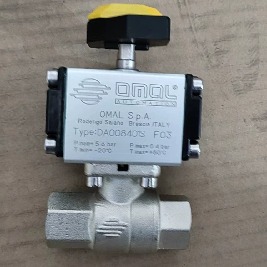 Итальянский импортный шаровой клапан с пневматическим приводом OMAL, специальная цена SRN0360463S