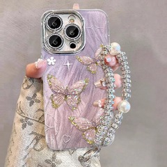 iPhone16、Apple 16e、iPhone 15/14 Pro Max対応、羽根と蝶のデザインの新作スマホケース17