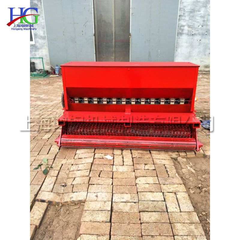 悬挂式草坪播种机 自动化草皮种植设备 拖拉机牵引式草籽播种设备