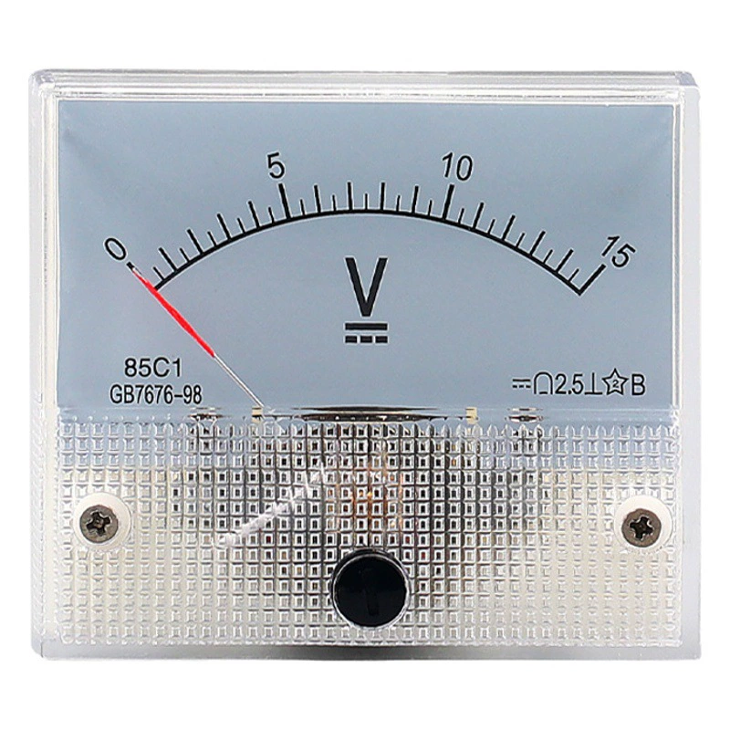 85C1 механический вертикальный установочный измеритель головка постоянного тока Вольтметр постоянного тока прибор для измерения напряжения изоляции