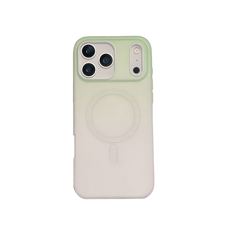 简约纯色二合一磁吸适用iPhone17promax手机壳防摔苹果16渐变壳15|undefined