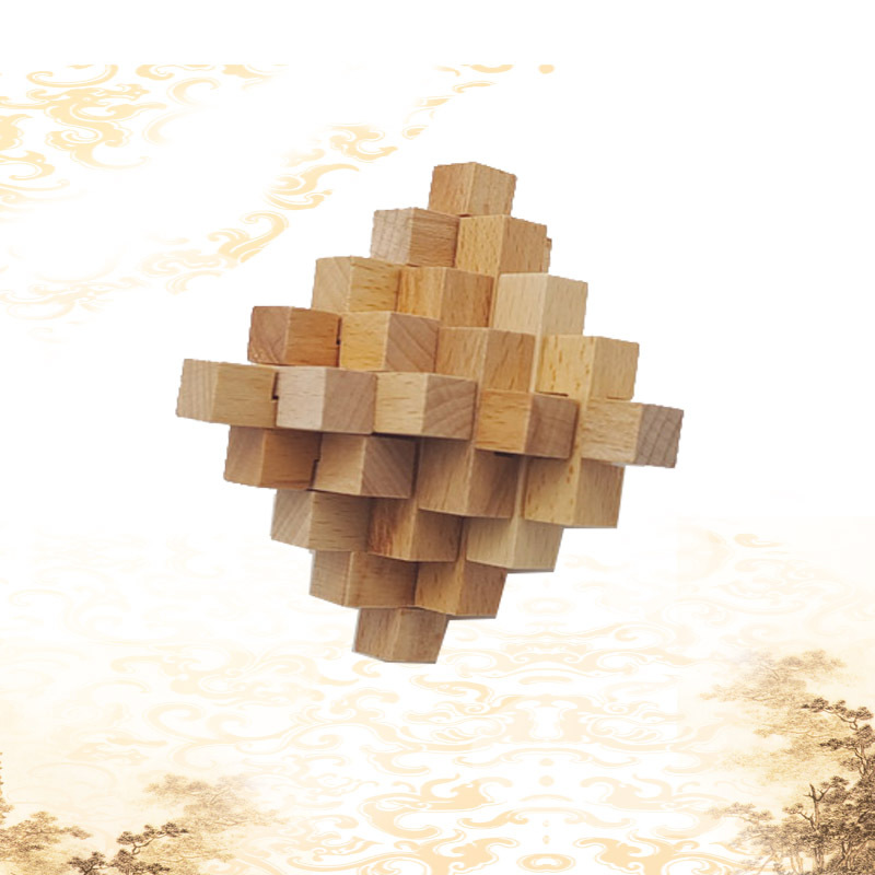 Madera Kongming rompecabezas juguete Luban adulto ocio bloque piña bloqueo al por mayor