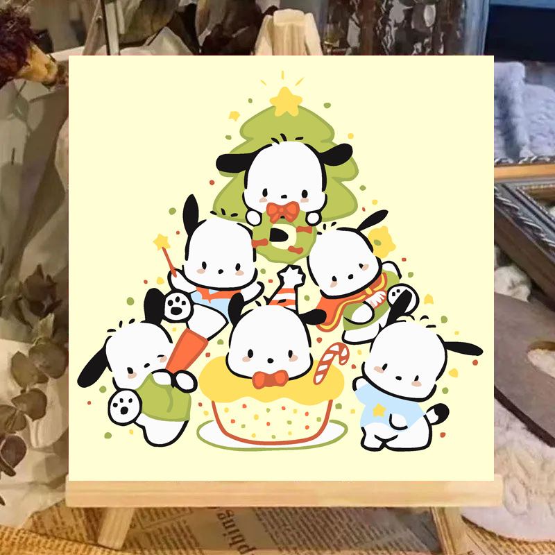 R025 / 20*20cm paint+brush+backing board