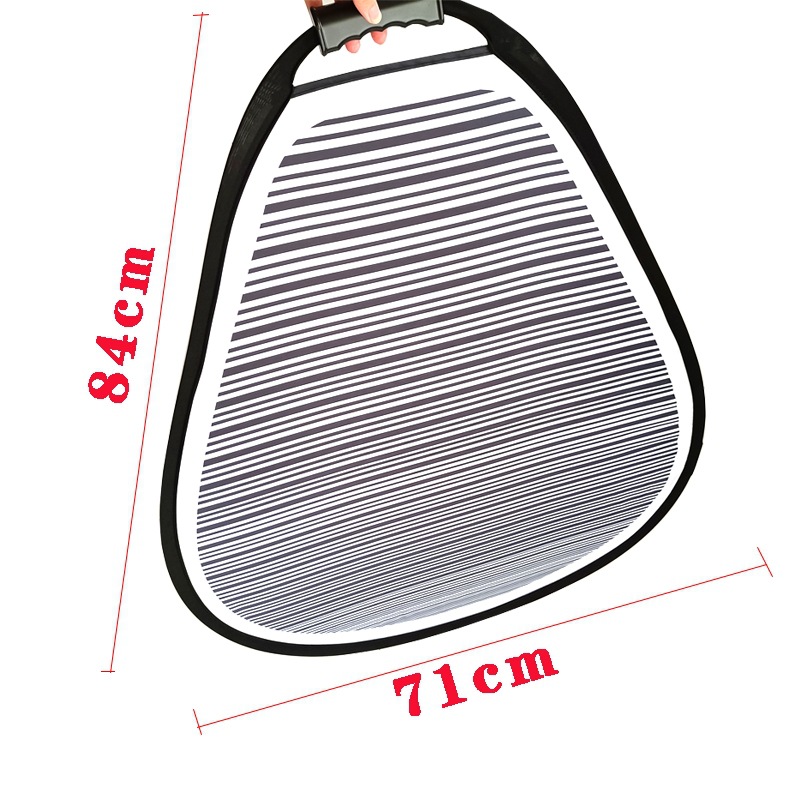 汽车凹陷修复 梨形可折叠反光板车身凹凸修复检测板手持整平工具