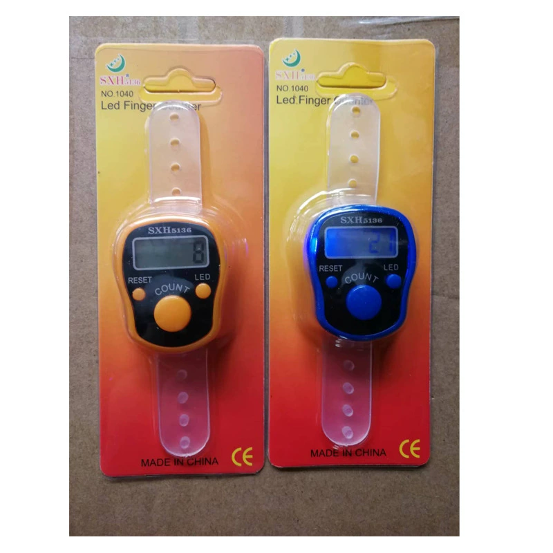 Светодиодный счетчик пальцев счетчик электронный цифровой дисплей счетчик многоцветный опционально со светящимися
