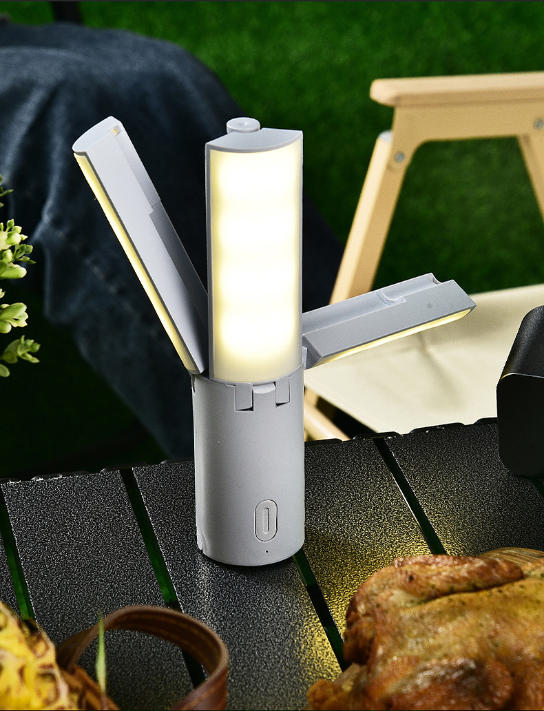 Outdoor Folding Multi-Function Camping Lamp, Tent Light, Camp Lantern, Handheld Hanging Light, Student Dormitory Lighting_voghion.com