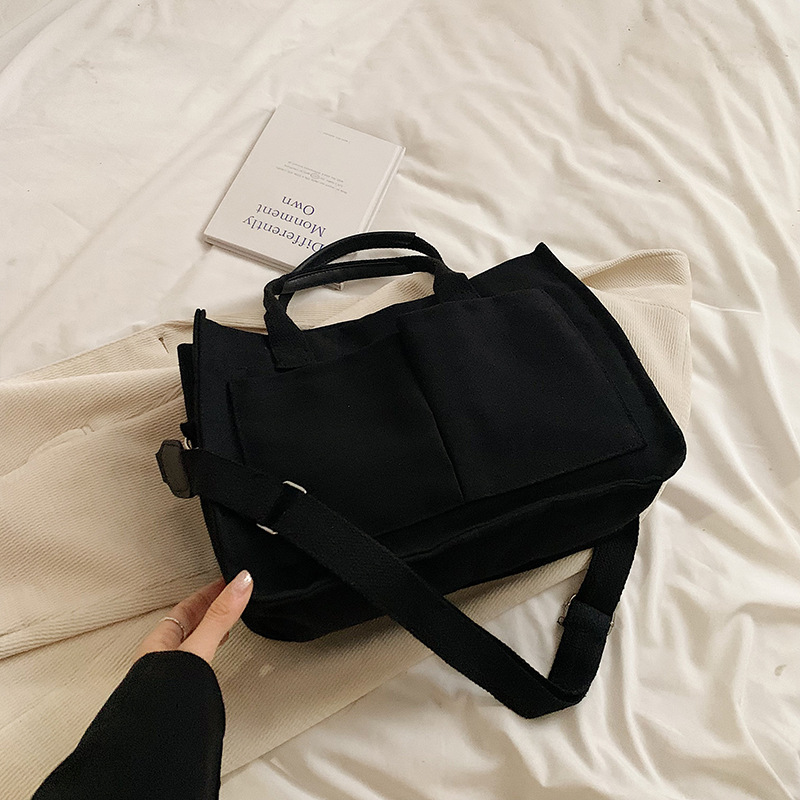 Bolsa Tote para mujeres de gran capacidad Oxford lona 2024 nuevo estudiante clase de viaje universal de hombro maletín