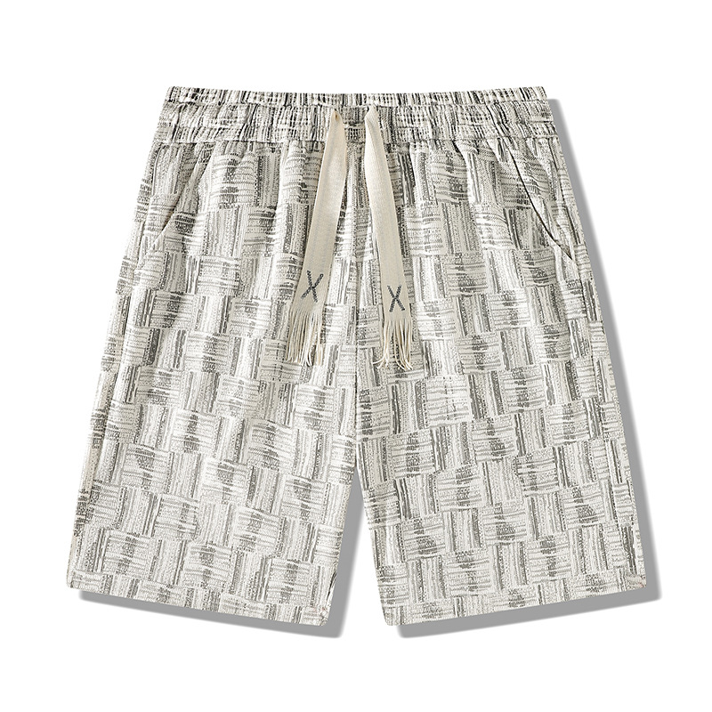 Factory Direct Sale Data Style Trendy Cargo Shorts for Men, Loose Fit, 2025 New Multi-Pocket American Versatile Casual