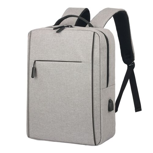 New business backpack men's simple computer bag outdoor leisure travel backpack student school bag printed logo
