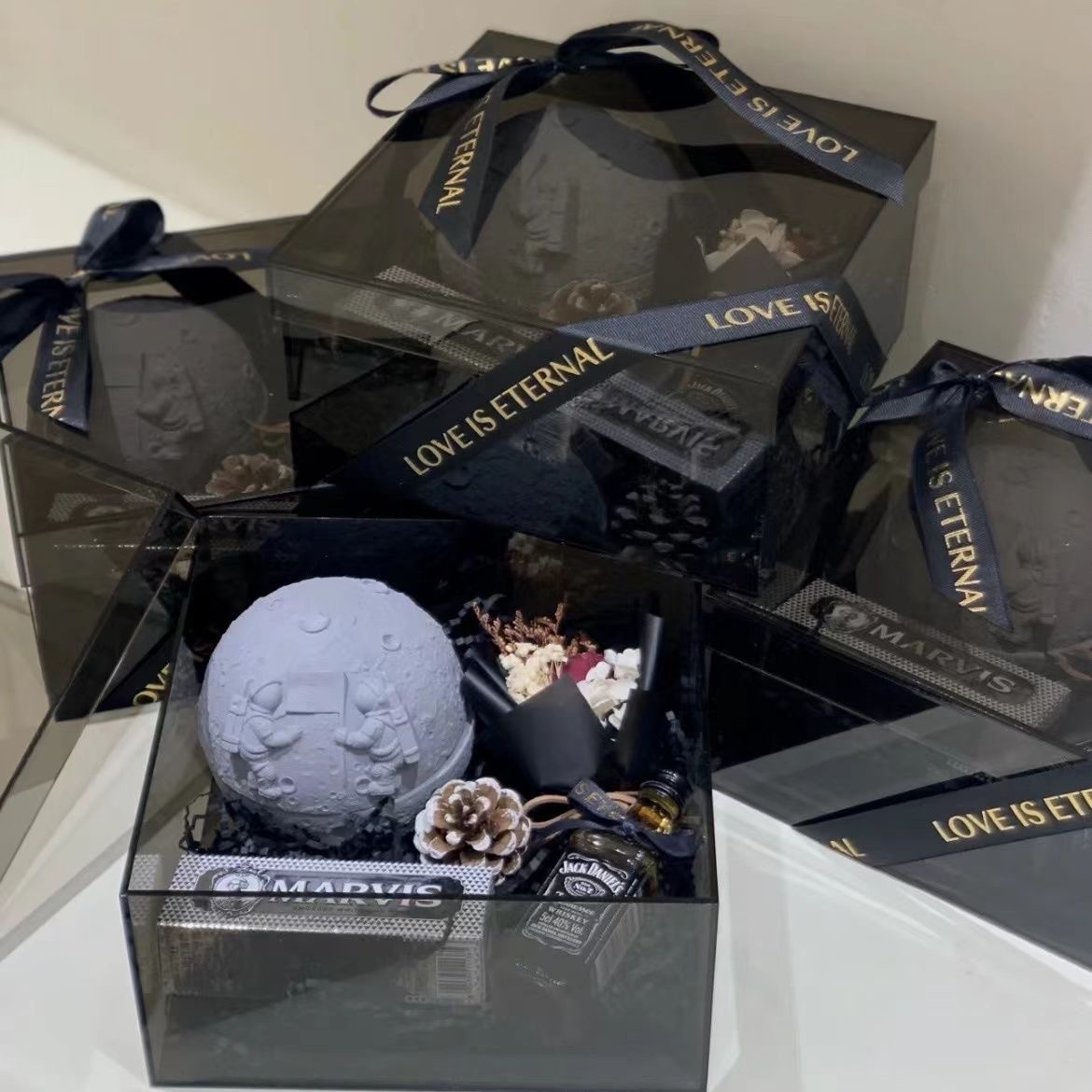 批发现货亚克力结婚伴娘伴郎伴手礼盒喜糖盒生日礼物盒活动礼品盒