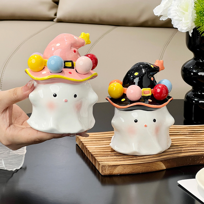 クリエイティブマジックゴーストフルーツフォークセット家庭用ステンレス鋼デザートフォークハイエンド収納瓶フルーツフォークボックス|undefined