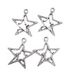 22x20mm DIY jewelry accessories hollow star pendant pentagram clothing bag pendant