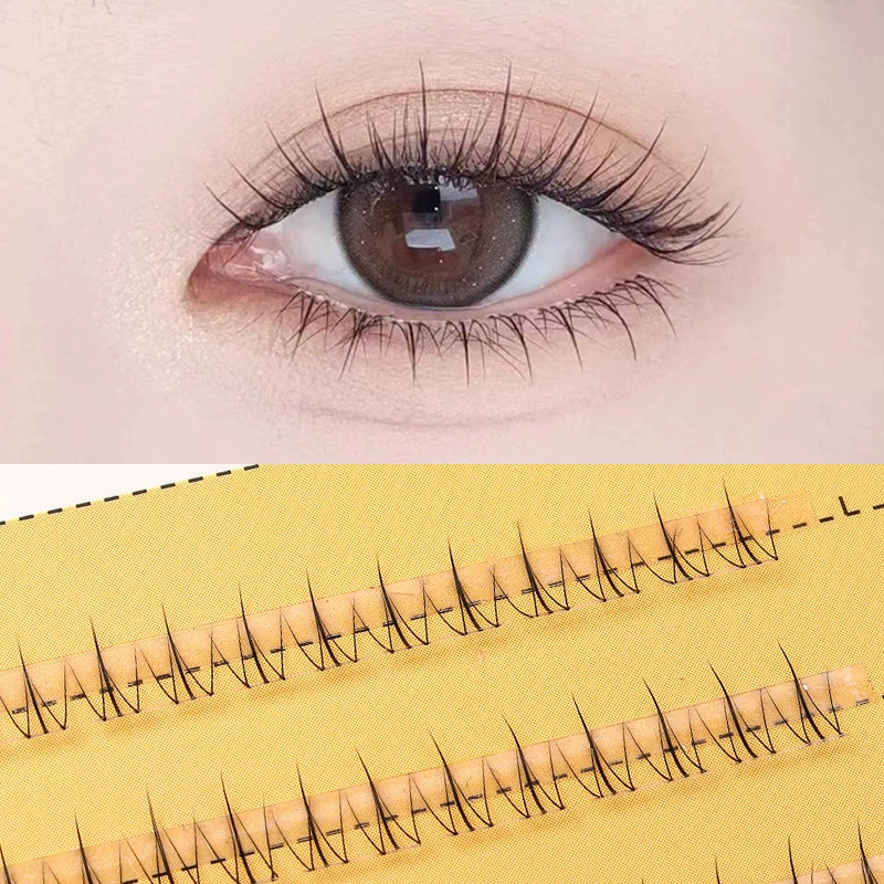Transparent comics for eyelashes for extension, curling false eyelashes, natural volume