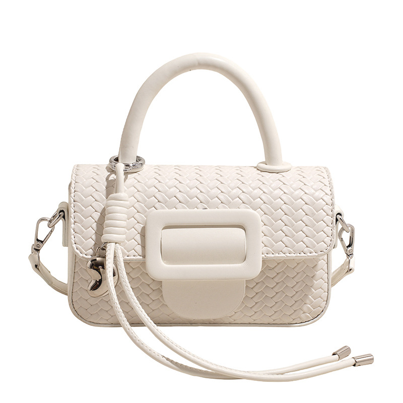 Bolso de mano de alta sensación para mujeres 2026 nueva moda primavera tejida bolso de hombro exquisito bolso de mochila super caliente