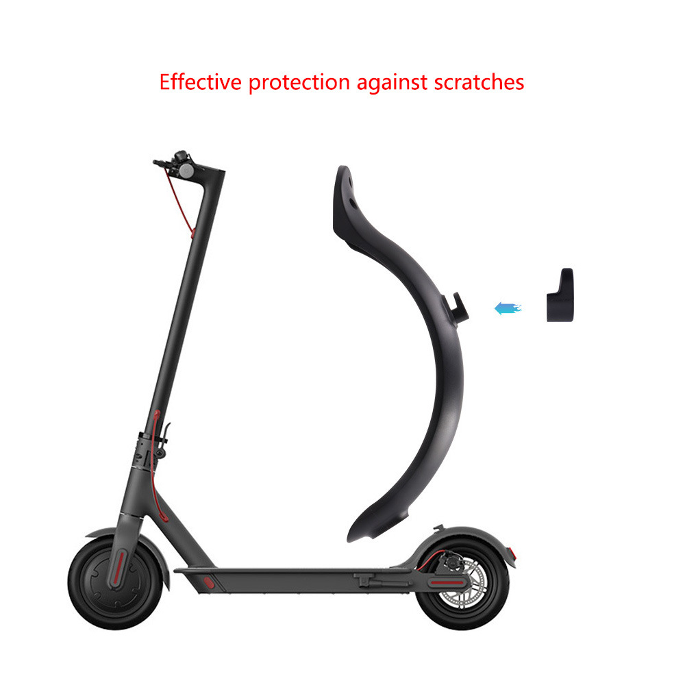Rear Fender with Folding Hook Bracket Taillight for Xiaomi M365 Pro 1S Electric Scooter
