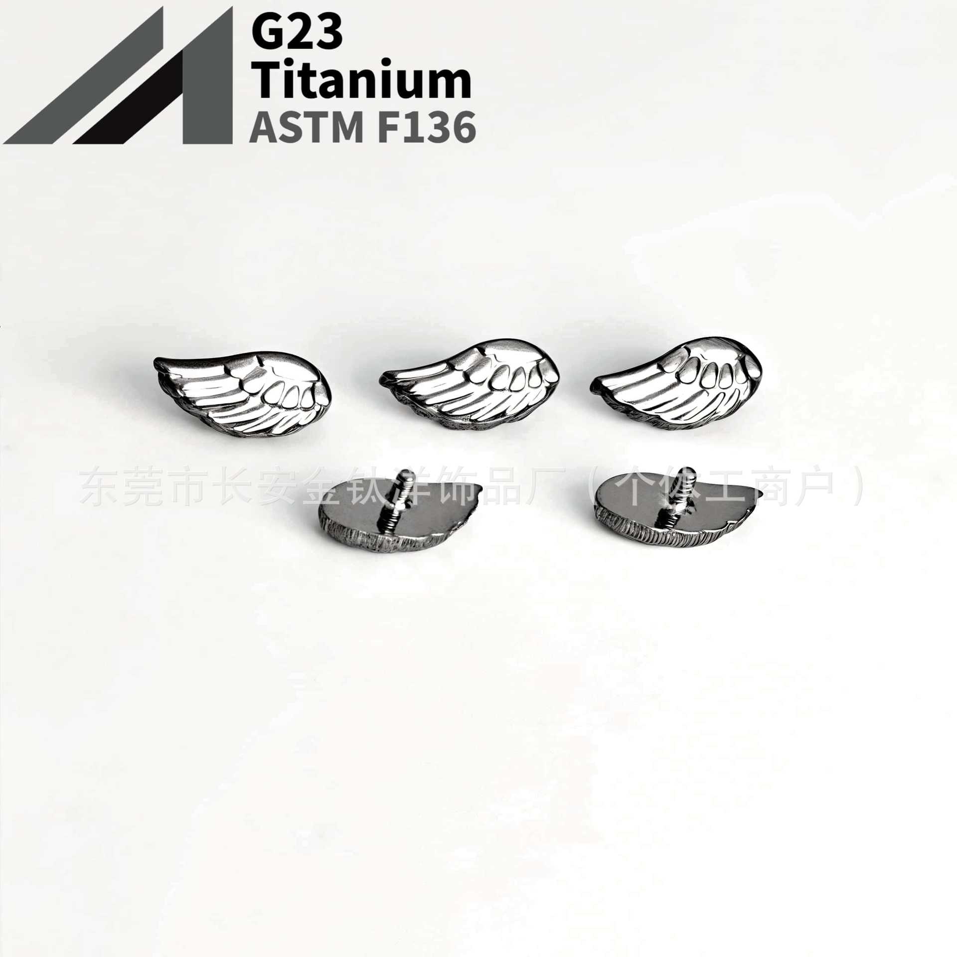16G labret stud size and finish detail