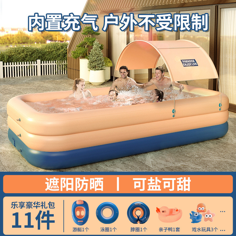 Oversize adult inflatable swimming pool...