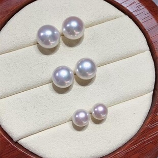 Zhuji High Brightness Small Bulb Freshwater Pearl Earrings Earrings Earrings S925 Sterling Silver Full Steamed Bread Beads Hot Selling Explosions Jewelry