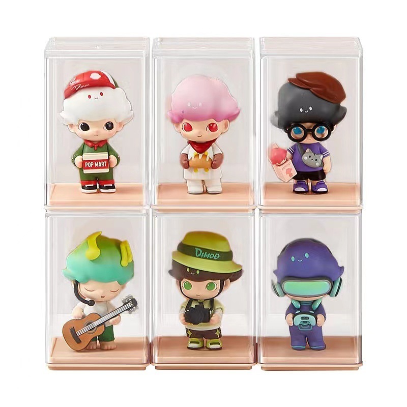 ブラインドボックス収納展示棚透明アクリル単一キャビネット手作り収納ボックスバブルマット防塵展示ボックス|undefined