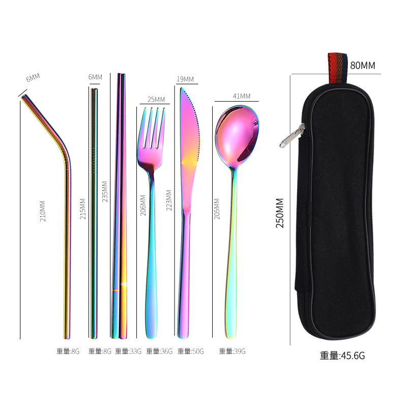 컬러 세트 + 블랙 지퍼 백