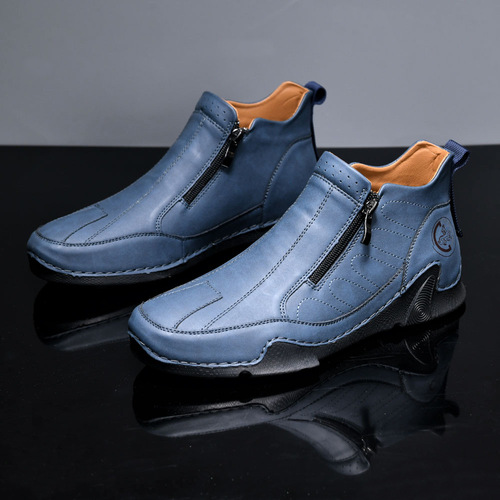 Octopus Men's Shoes High-Top Martin Boots for Spring and Summer – Men's Casual Ankle Boots