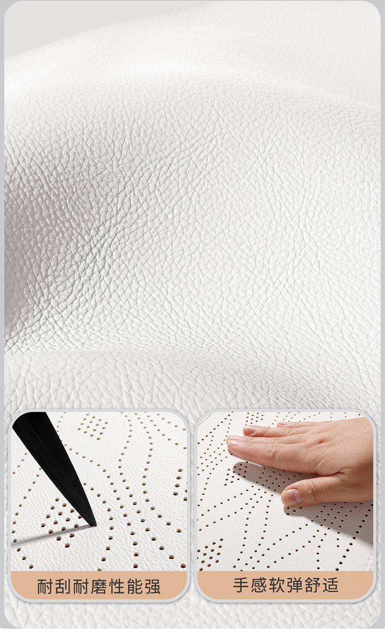 General-purpose car armrest box pad, cowhide textured leather central armrest protective pad, scratch-resistant and wear-resistant car armrest box pad