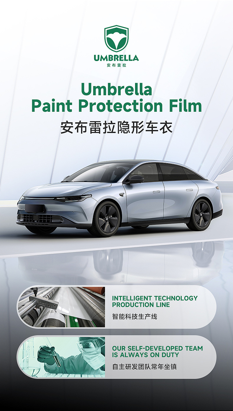 Tpu Invisible Car Wrap, Car Paint Protection Film, Ppf, Self-Healing, Anti-Scratch, Anti-Yellowing, Transparent Protective Film