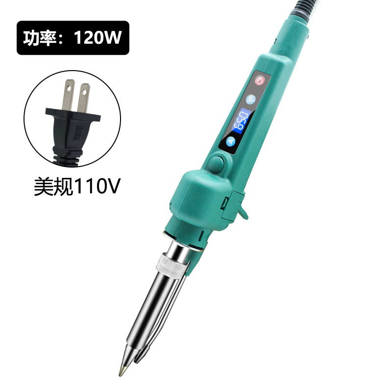 Transfronterizo nuevo estándar europeo y americano 120 alta potencia estaño automático hierro de soldadura manual polea de soldadura eléctrica de hierro de soldadura eléctrica