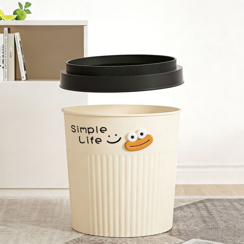 Trash Can for Home Use 2026 New Model Large Capacity Stylish Design for Living Room Kitchen Bedroom Toilet Bathroom Trash Can for Home Use 2026 New Model Large Capacity Stylish Design for Living Room Kitchen Bedroom Toilet Bathroom