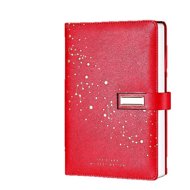 B5 cuaderno de cuero grueso DZ logotipo imprimible de la oficina corporativa actas de reuniones de gran tamaño cuaderno de notas adulto