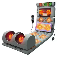 全身電動マッサージマットレス多機能マッサージ器Heated cushion masage mattress
